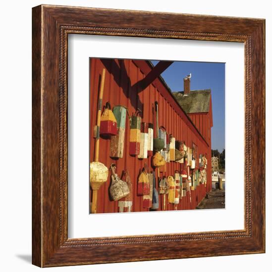 Motif with Buoys-Phillip Mueller-Framed Art Print