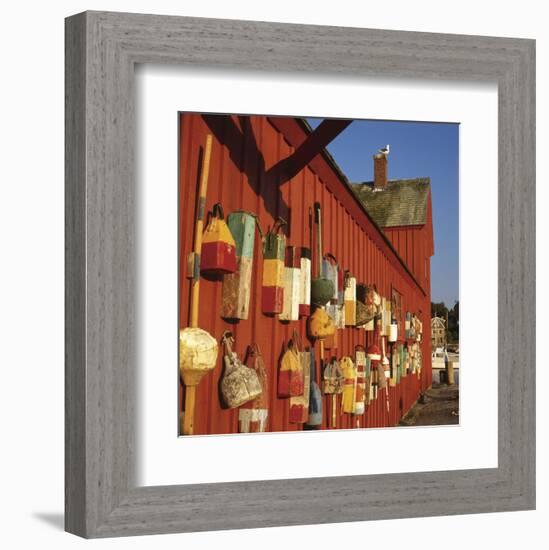 Motif with Buoys-Phillip Mueller-Framed Art Print