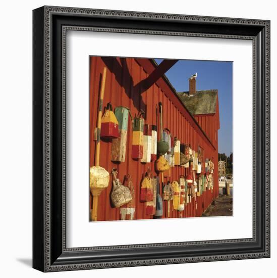 Motif with Buoys-Phillip Mueller-Framed Art Print