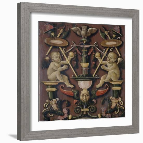 Motif with Putti-Matteo di Giuliano di Lorenzo Balducci-Framed Giclee Print