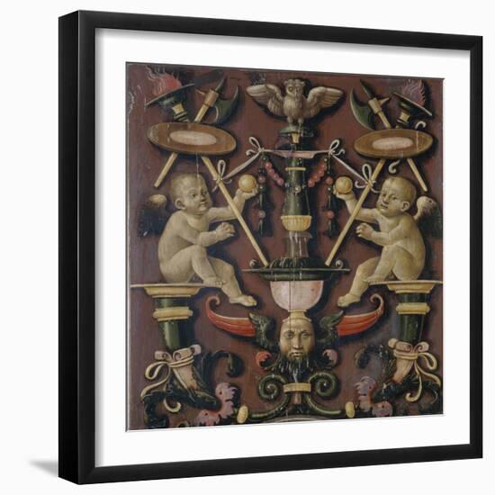 Motif with Putti-Matteo di Giuliano di Lorenzo Balducci-Framed Giclee Print