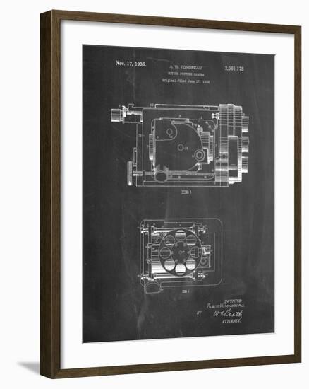 Motion Picture Camera 1932 Patent-Cole Borders-Framed Art Print