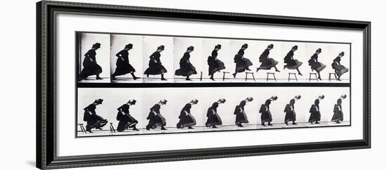 Motion Study, C.1872-1885-Eadweard Muybridge-Framed Giclee Print