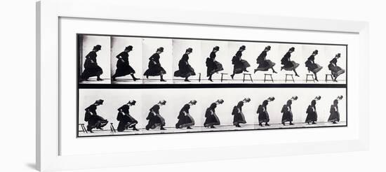 Motion Study, C.1872-1885-Eadweard Muybridge-Framed Giclee Print