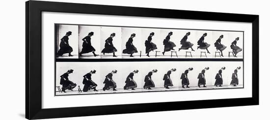 Motion Study, C.1872-1885-Eadweard Muybridge-Framed Giclee Print