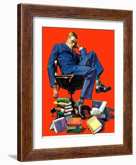 "Motivated to Sleep,"May 7, 1938-John E. Sheridan-Framed Giclee Print