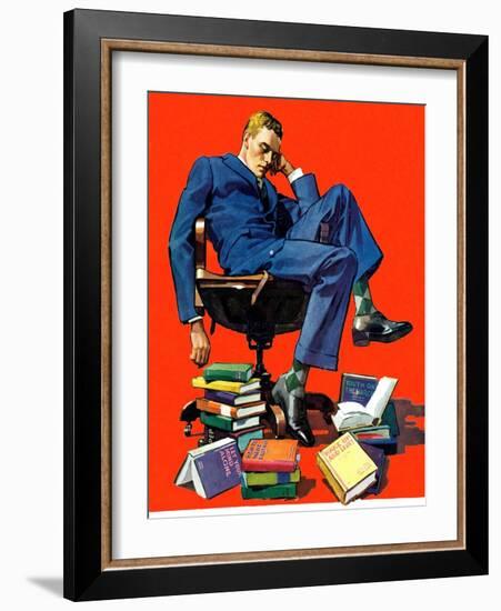 "Motivated to Sleep,"May 7, 1938-John E. Sheridan-Framed Giclee Print