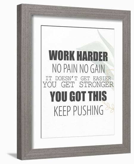 Motivation 2-Kimberly Allen-Framed Art Print