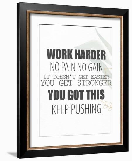 Motivation 2-Kimberly Allen-Framed Art Print