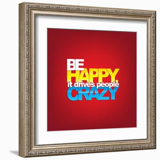 Motivational Background-maxmitzu-Framed Art Print