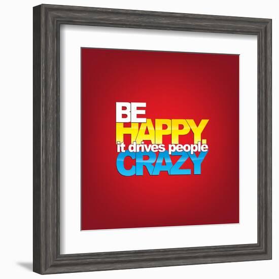 Motivational Background-maxmitzu-Framed Art Print