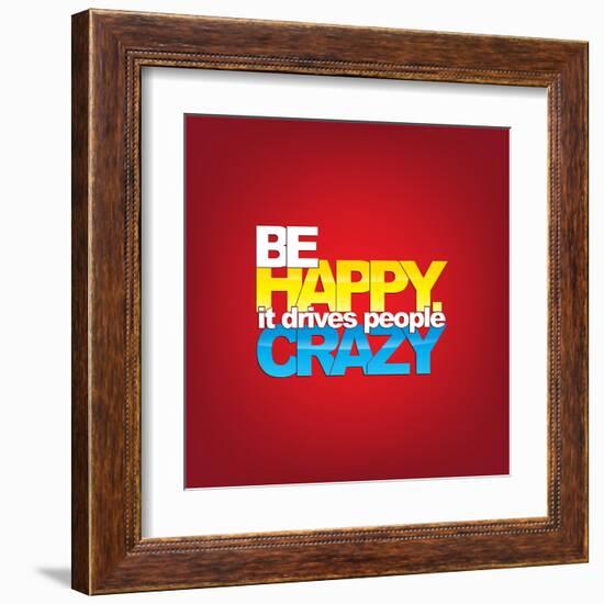 Motivational Background-maxmitzu-Framed Art Print