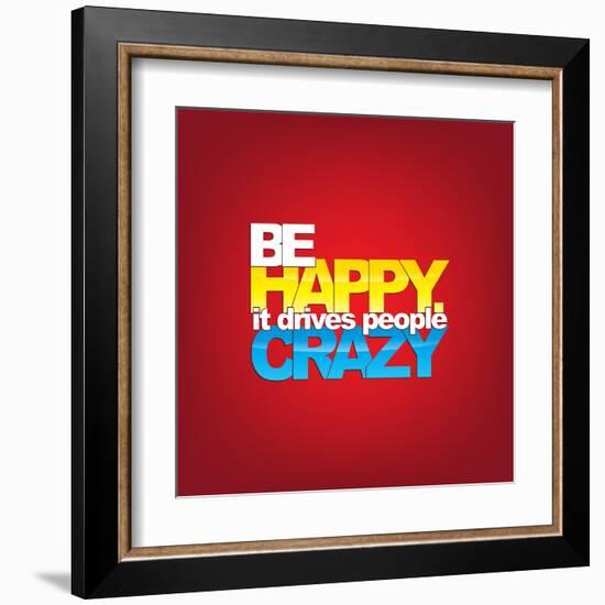 Motivational Background-maxmitzu-Framed Art Print