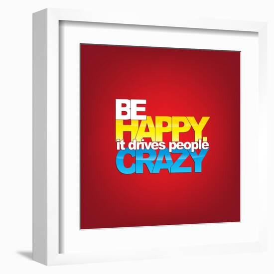 Motivational Background-maxmitzu-Framed Art Print