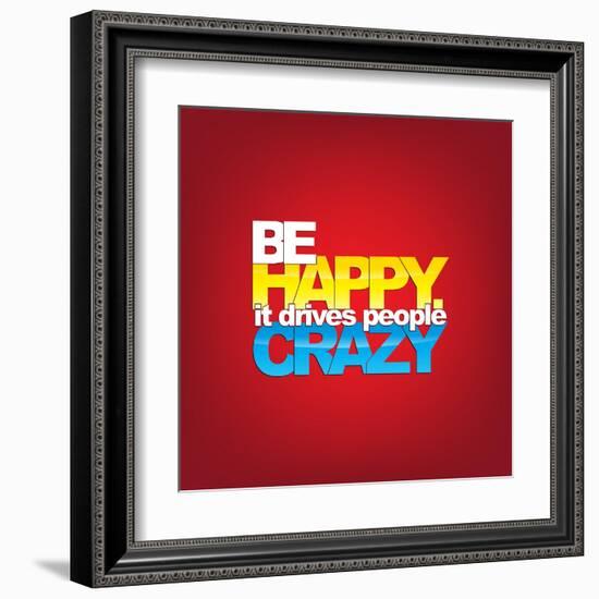 Motivational Background-maxmitzu-Framed Art Print