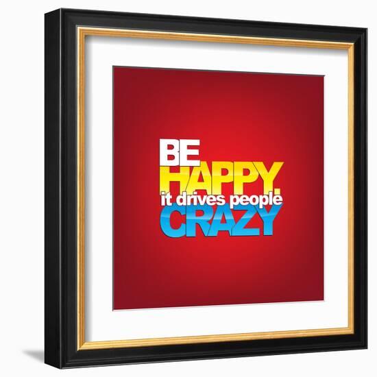 Motivational Background-maxmitzu-Framed Art Print