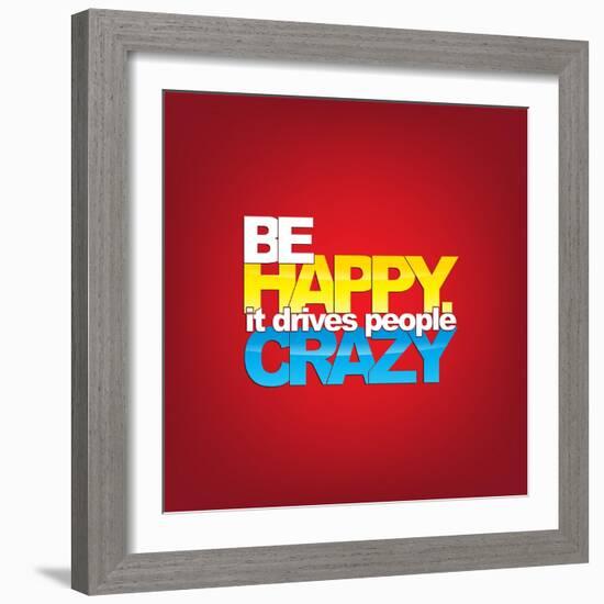 Motivational Background-maxmitzu-Framed Art Print