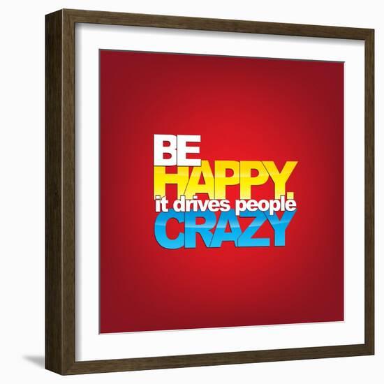 Motivational Background-maxmitzu-Framed Art Print