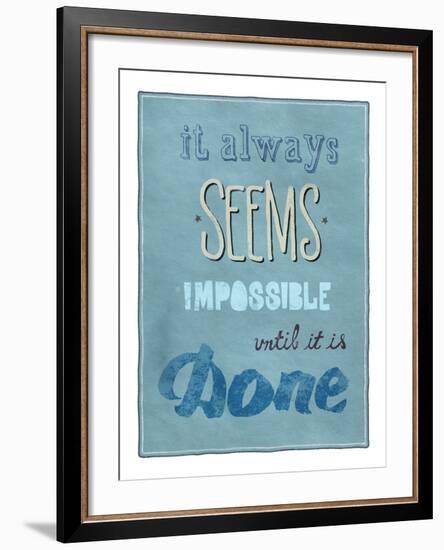 Motivational Poster-bloomua-Framed Art Print