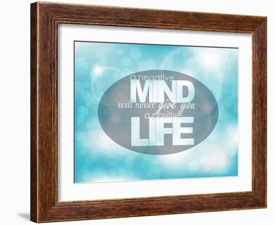 Motivational Poster-maxmitzu-Framed Art Print