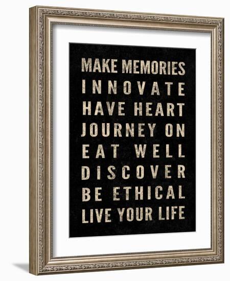 Motivational Type I-SD Graphics Studio-Framed Art Print