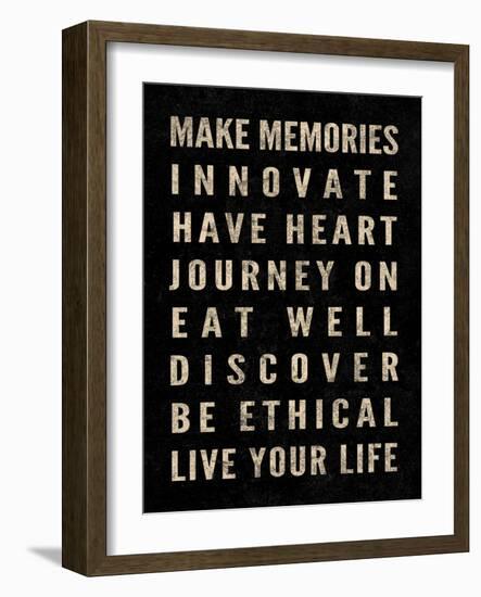 Motivational Type I-SD Graphics Studio-Framed Art Print