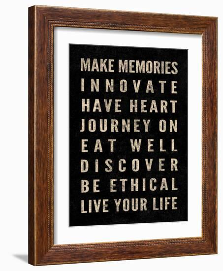 Motivational Type I-SD Graphics Studio-Framed Art Print