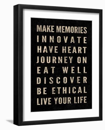 Motivational Type I-SD Graphics Studio-Framed Art Print