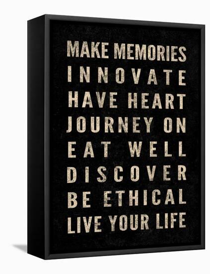 Motivational Type I-SD Graphics Studio-Framed Stretched Canvas