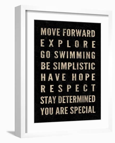 Motivational Type II-SD Graphics Studio-Framed Art Print