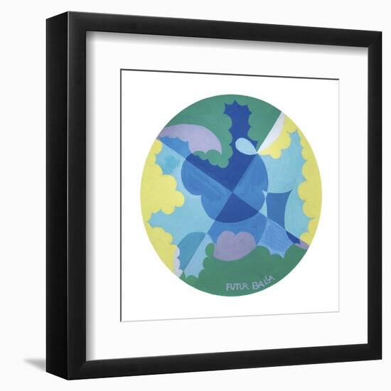 Motivo di Paesaggio-Giacomo Balla-Framed Art Print