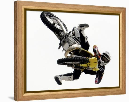 Motocross II-Karen Williams-Framed Premier Image Canvas