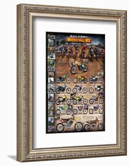 Motocross MX The Modern Era 1970 - present-null-Framed Premium Giclee Print