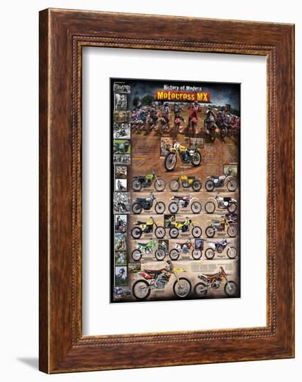 Motocross MX The Modern Era 1970 - present-null-Framed Premium Giclee Print