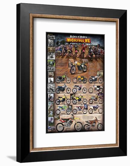 Motocross MX The Modern Era 1970 - present-null-Framed Premium Giclee Print