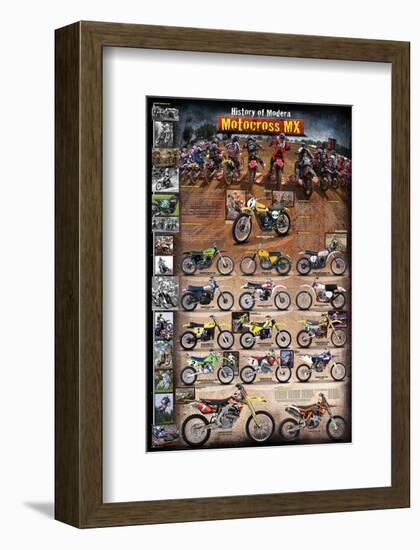 Motocross MX The Modern Era 1970 - present-null-Framed Premium Giclee Print