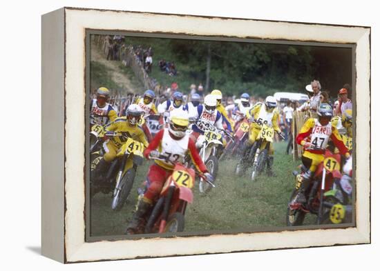 Motocross Scramblers-null-Framed Premier Image Canvas