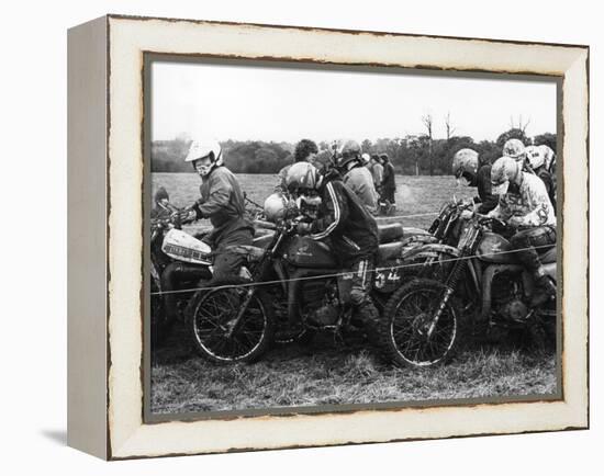 Motocross Scramblers-null-Framed Premier Image Canvas