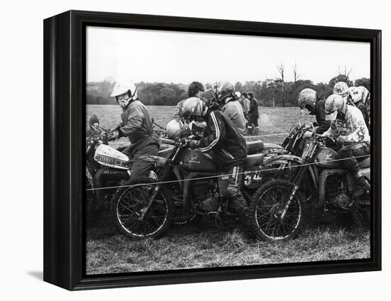 Motocross Scramblers-null-Framed Premier Image Canvas