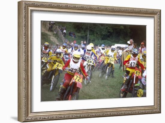 Motocross Scramblers-null-Framed Photographic Print