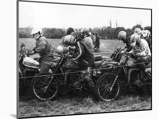 Motocross Scramblers-null-Mounted Photographic Print