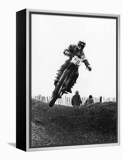 Motocross Scrambling-null-Framed Premier Image Canvas