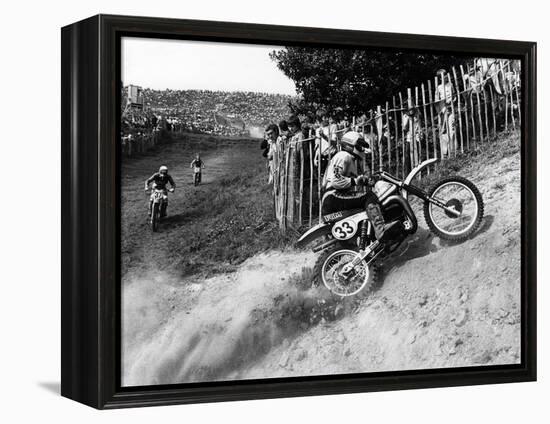 Motocross Scrambling-null-Framed Premier Image Canvas