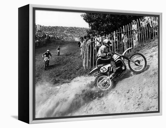 Motocross Scrambling-null-Framed Premier Image Canvas