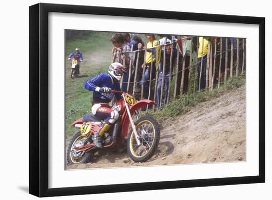 Motocross Scrambling-null-Framed Photographic Print