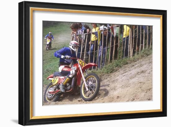 Motocross Scrambling-null-Framed Photographic Print