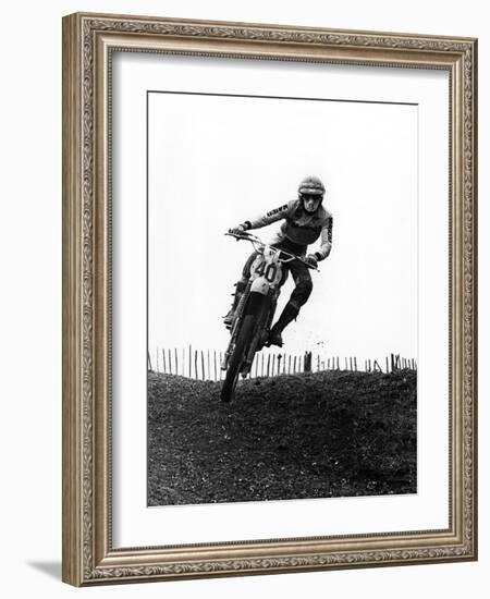 Motocross Scrambling-null-Framed Photographic Print