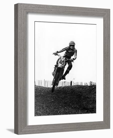 Motocross Scrambling-null-Framed Photographic Print