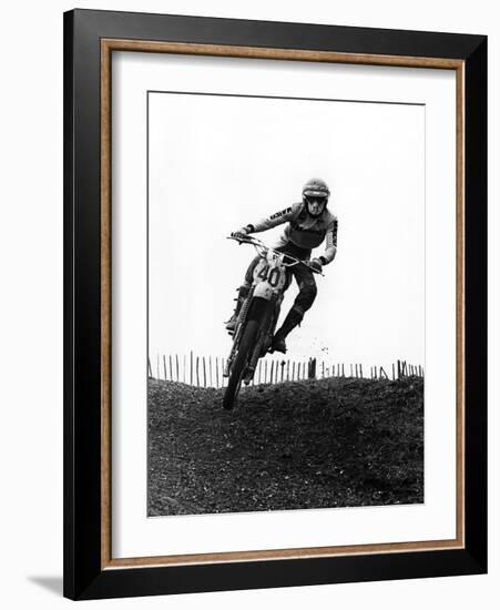 Motocross Scrambling-null-Framed Photographic Print