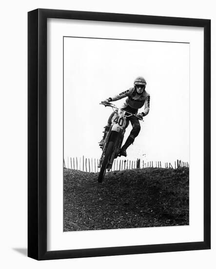 Motocross Scrambling-null-Framed Photographic Print